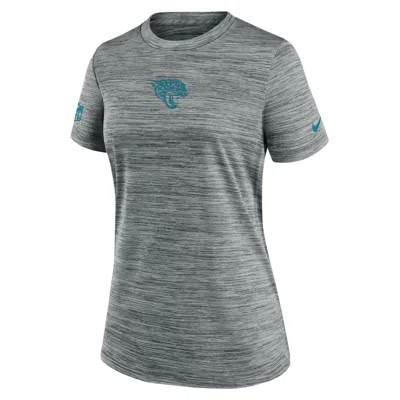 Nike Jacksonville Jaguars Sideline Team Issue Velocity  Women's Dri-fit Nfl T-shirt