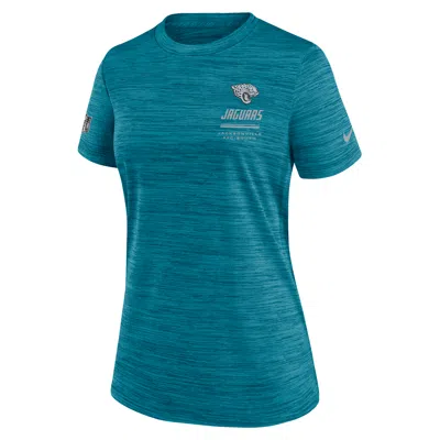 Nike Jacksonville Jaguars Sideline Velocity  Women's Dri-fit Nfl T-shirt In Gray