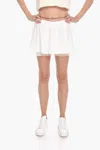 Nike Women's Court Dri-fit Advantage Pleated Tennis Skirt In White