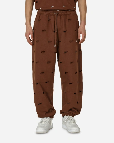 Nike Jacquemus Swoosh Sweatpants Cacao Wow In Brown