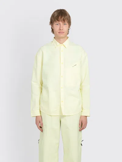 Nike Jacquemus X  Button Up Shirt In Yellow