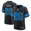 Nike Jahmyr Gibbs Detroit Lions  Men's Nfl Game Football Jersey In Black