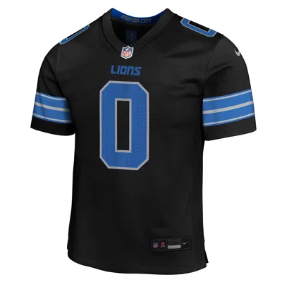 Nike Jahmyr Gibbs Detroit Lions Big Kids'  Nfl Game Jersey In Black