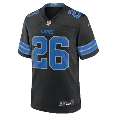 Nike Jahmyr Gibbs Detroit Lions  Men's Nfl Game Football Jersey In Black