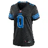 Nike Jahmyr Gibbs Black Detroit Lions 2nd Alternate Game Player Jersey In Blue