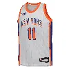 Nike Jalen Brunson New York Knicks 2024/25 City Edition Big Kids'  Dri-fit Nba Swingman Jersey In White