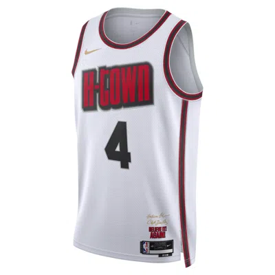 Nike Jalen Green Houston Rockets 2024/25 City Edition  Men's Dri-fit Nba Swingman Jersey In White