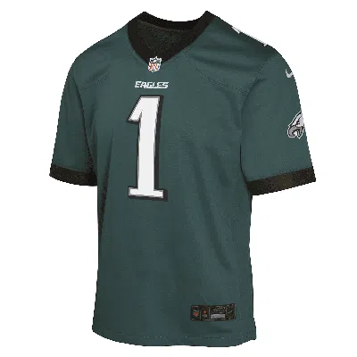 Nike Jalen Hurts Philadelphia Eagles Big Kids'  Dri-fit Nfl Football Jersey In Green