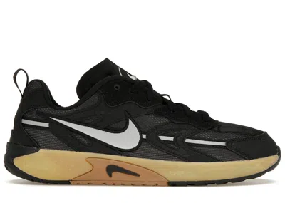 Pre-owned Nike Jam Gum (women's) Sneakers In Black/metallic Silver/gum Light Brown