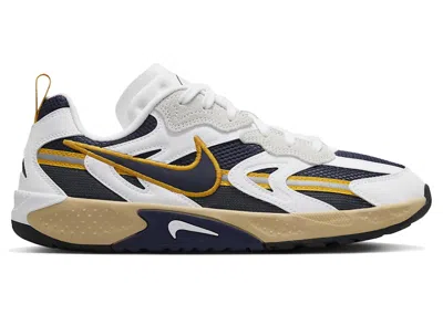 Pre-owned Nike Jam Midnight Navy Gold (women's) Sneakers In White/university Gold/obsidian