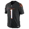 Nike Ja'marr Chase Cincinnati Bengals  Men's Dri-fit Nfl Limited Football Jersey In Black