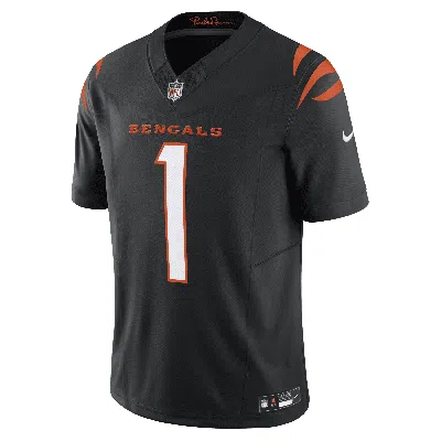 Nike Ja'marr Chase Cincinnati Bengals  Men's Dri-fit Nfl Limited Football Jersey In Black