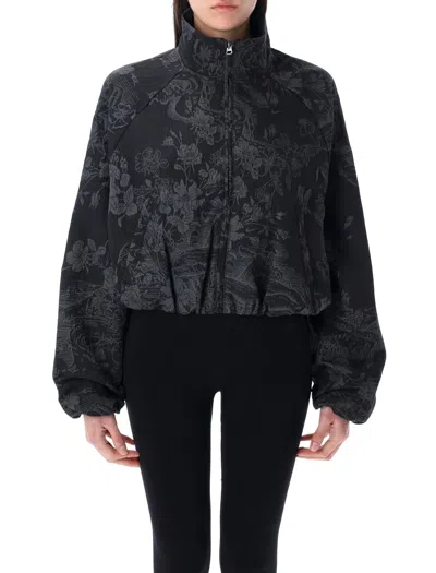 Nike Jacquard Landscape Track Jacket In Black