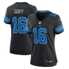 Nike Jared Goff Detroit Lions  Women's Nfl Game Football Jersey In Black