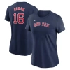 Nike Jarren Duran Navy Boston Red Sox Fuse Name & Number T-shirt In Blue