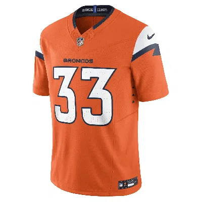 Nike Javonte Williams Denver Broncos  Men's Dri-fit Nfl Limited Football Jersey In Orange