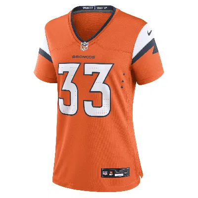 Nike Javonte Williams Denver Broncos  Women's Nfl Game Football Jersey In Orange