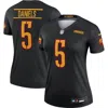 Nike Jayden Daniels Black Washington Commanders Alternate Game Player Jersey In Black