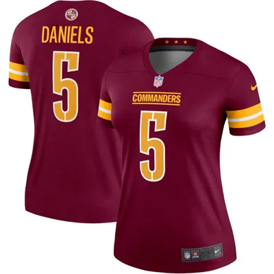 Nike Jayden Daniels  Burgundy Washington Commanders Legend Player Performance Top In Brown