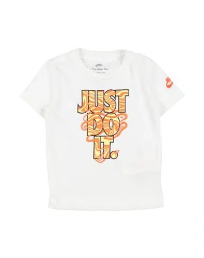 Nike Babies'  Jdi Waves Tee Toddler Boy T-shirt White Size 7 Cotton, Polyester