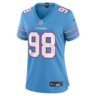 Nike Jeffery Simmons Tennessee Titans  Women's Nfl Game Jersey In Blue
