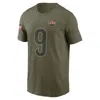 Nike Joe Burrow Cincinnati Bengals Salute To Service Menâs  Men's Nfl T-shirt In Green