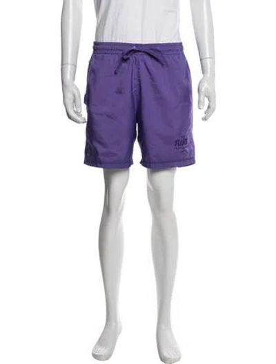 Pre-owned Nike Jogger Shorts In Purple