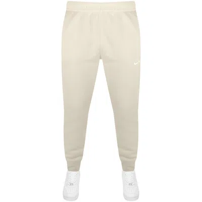 Nike Jogging Bottoms Beige In Neutral