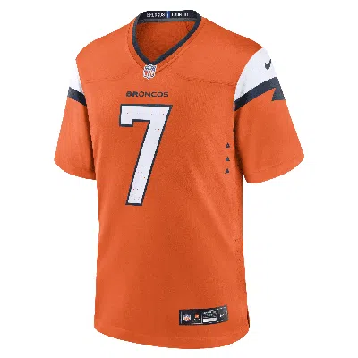 Nike John Elway Denver Broncos  Men's Nfl Game Football Jersey In Orange