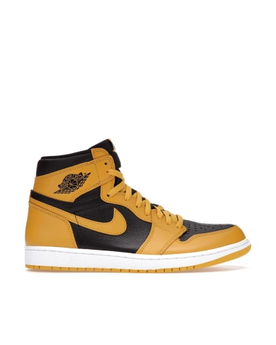 Nike Jordan 1 High And Pollen Black In Yellow