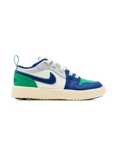 Nike Kids' Jordan 1 Low Alt Colour-block Sneakers In Blue