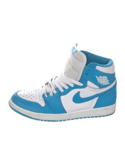 Pre-owned Nike Jordan 1 Retro High Og Unc Sneakers In Blue