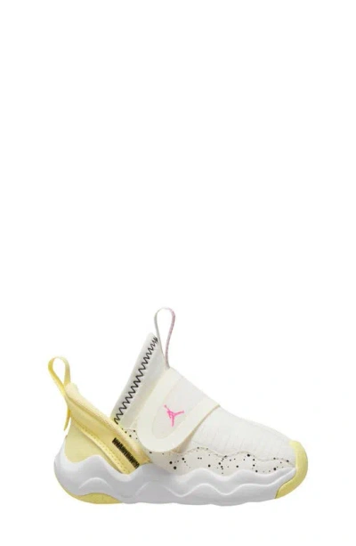 Nike Kids' Jordan 23/7 Pull-on Sneaker In Sail/ Fuchsia/ Orange/ White