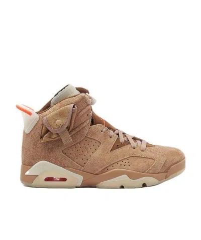 Nike Jordan 6 Retro High-top Casual Sneakers In Nude | ModeSens