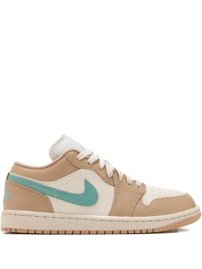 Nike Jordan Air 1 Swoosh Sneakers In Neutral