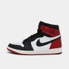 Nike Jordan Air Retro 1 High Og Casual Shoes In White/varsity Red/sail/black