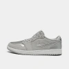 Nike Jordan Air Retro 1 Low Og Casual Shoes In Neutral Grey/metallic Silver/white