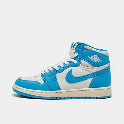 Nike Jordan Big Kids' Air Retro 1 High Og Casual Shoes In Blue