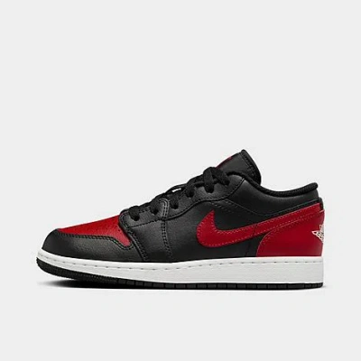 Nike Jordan Big Kids' Air Retro 1 Low Casual Shoes In Black