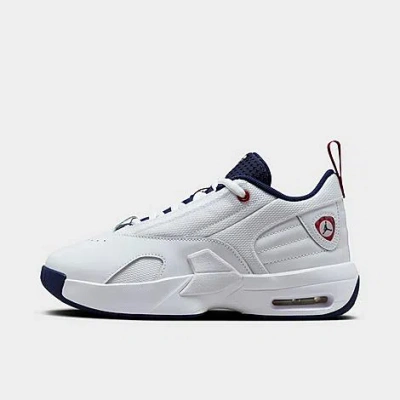 Nike Jordan Big Kids' Max Aura 6 Basketball Shoes In White/varsity Red/midnight Navy