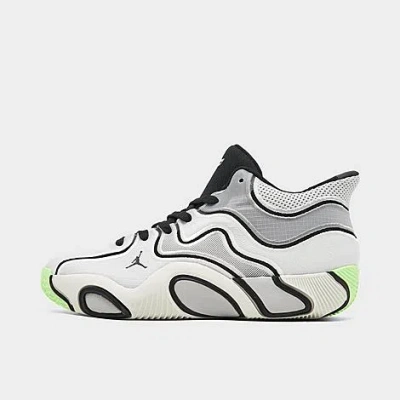 Nike Jordan Big Kids' Tatum 3 Basketball Shoes In Platinum Tint/black/particle Grey