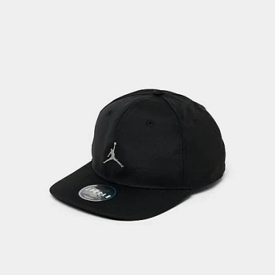 Nike Jordan Big Kids' Metal Jumpman Snapback Hat In Black