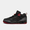 Nike Jordan Big Kids' Spizike Low Casual Shoes In Black/gym Red/cool Grey