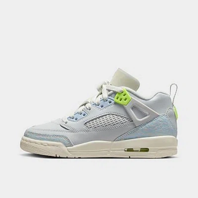 Nike Jordan Big Kids' Spizike Low Casual Shoes In Photon Dust/sail/coconut Milk/volt