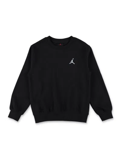 Nike Jordan Black Fleece Logo Sweatshirt For Kids