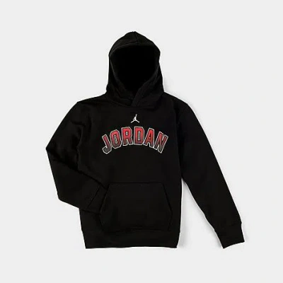 Nike Kids' Jordan Boys' Sky Fade Pullover Hoodie In Black