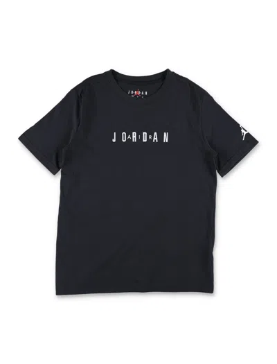 Nike Jordan Essential Boys' Cotton Blend T-shirt In Black