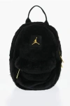 Nike Jordan Faux Fur Mini Backpack With Logo