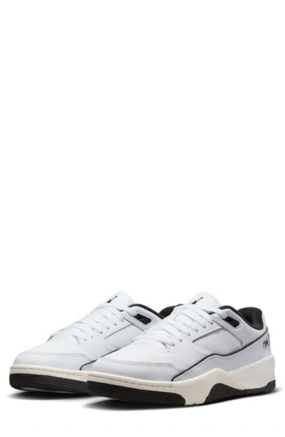 Nike Jordan Flight Court Sneaker In White/black/sail