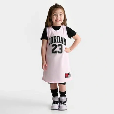 Nike Kids' Jordan Girls' Toddler 23 Jersey Dress In Pink Foam